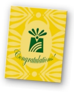 Congratulations! tribute card