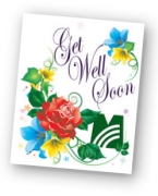 Get Well tribute card