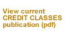 Summer 08 Credit Courses