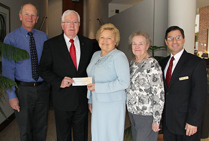 Donation by NJ Association of Public Accountants