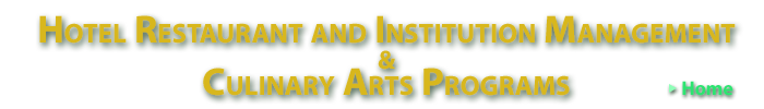 Hotel Restaurant and Institution Management