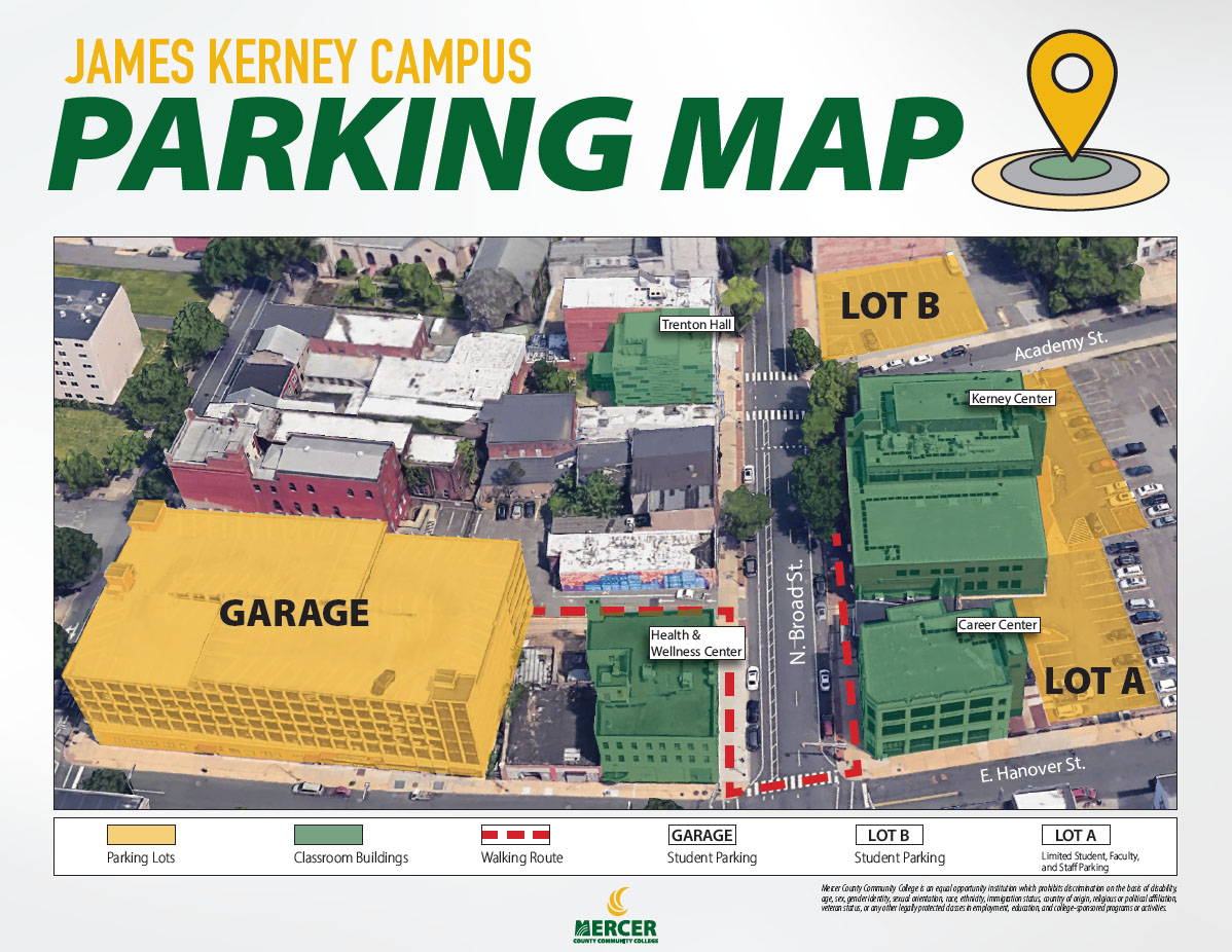 JKC Campus map and parking