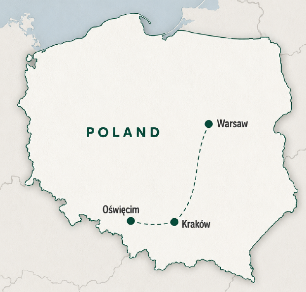 STUDY ABROAD in POLAND map