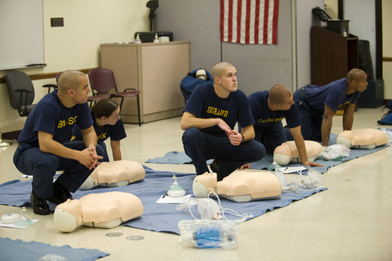 Class watching demonstration