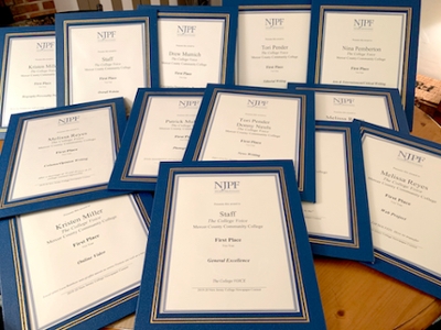 Voice Award on Table