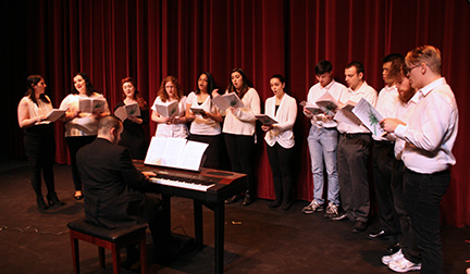 MCCC Vocal Music Students